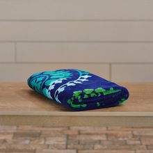 velour printed beach towel