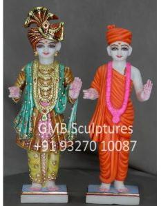 Swami Narayan White Marble statue