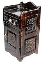 Hand Carved Wooden Cabinet