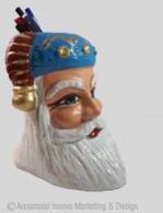 Santa Claus Face Pen Stand