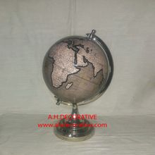 New Metal World Globes