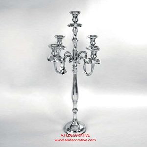 silver candelabra