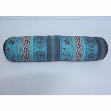 embroidery silk bolster pillow