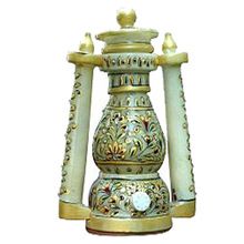 Golden work Marble Lantern