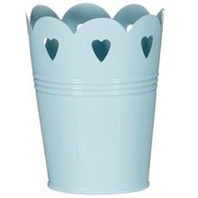 Heart Detail Tin Planter