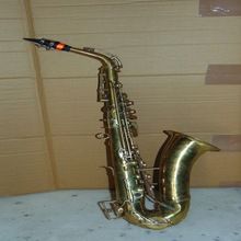 brass saxophone