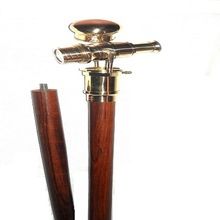 Nautical Brass Telescope Walking Sticks