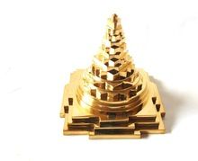 DIAMOND Brass Mehru Yantra 4 inches