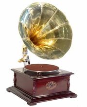 Handcrafted wooden Gramophones