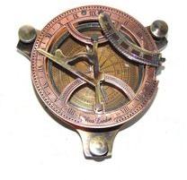 Nautical Brass and copper finish sundial Compass