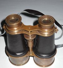 Nautical brass binocular