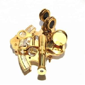 Nautical Brass Collectible German Pocket Sextant