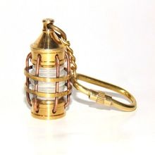 Nautical Brass Mariner Lamp key chain