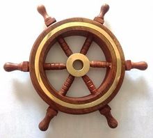 Nautical small ship 3 wheel