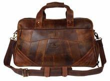 leather travel bag