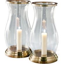 hurriccane glass candle holders