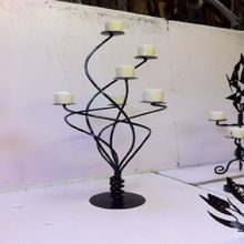 iron wedding candelabra pillar holder