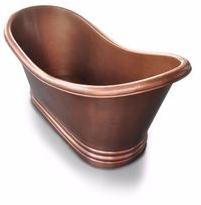 Double Slipper Bath Tub Antique Copper