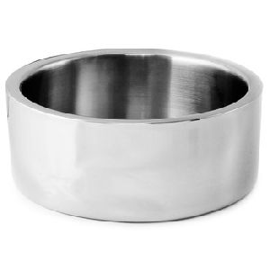 Double Wall Stainless Steel Straight Salad Bowl