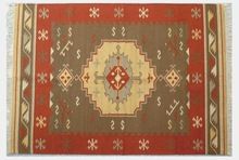 cotton durry rug hand made kilim carpet