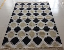 cotton kilim handmade dhurrie rug