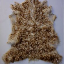 leather fur rug