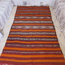 Moroccan Berber hanbel kilim rug