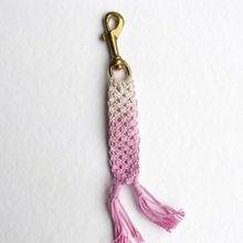 Ombre Macrame Keychain