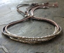 silver beads bracelet