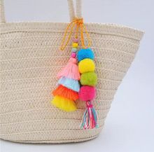 Tassel Pom Bag Charm