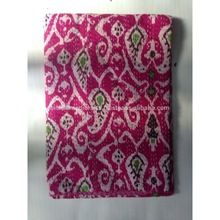 Beautiful pink multi color ikat quilt