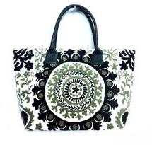 Handbags in suzani embroidery online foldable beach bag