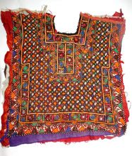 Small Banjara Vintage embroidery Neck Cotton Blouse