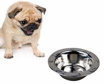 Embossed Stainless Steel Pet Bowls