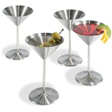 Stainless Steel Martini glass