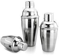 THREE Piece Stainless Steel Cocktail Shaker