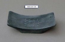 Curve shape stone Soap dish