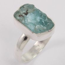 APATITE Raw Rough Gemstone Ring