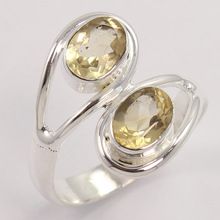 Citrine Sterling Silver Ring