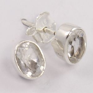CRYSTAL QUARTZ Gemstones Earrings
