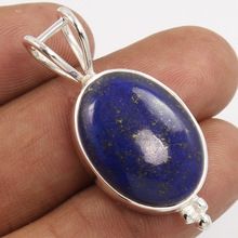 LAPIS LAZULI Oval Gemstone Pendant