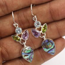 Opal Multi Stone diamond earring
