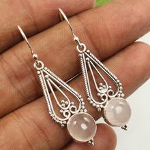 ROSE QUARTZ Gemstones Earrings