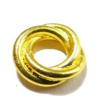 solid copper metal gold plated jump rings