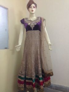 anarkali churidar suit