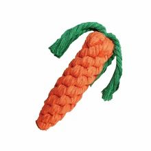 Carrot Handmade Cotton Rope Pet Toy