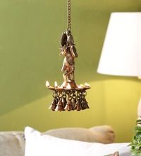 Metal brass Decorative tortoise oil lamp
