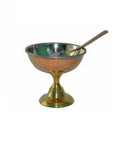 Serving Ice Cream Copper Bowl