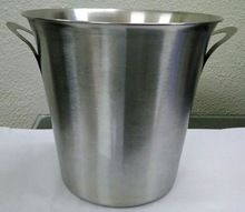 Silver Stainless steel wine bucket