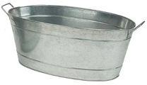 Stainless Steel Double wall Oval Tub